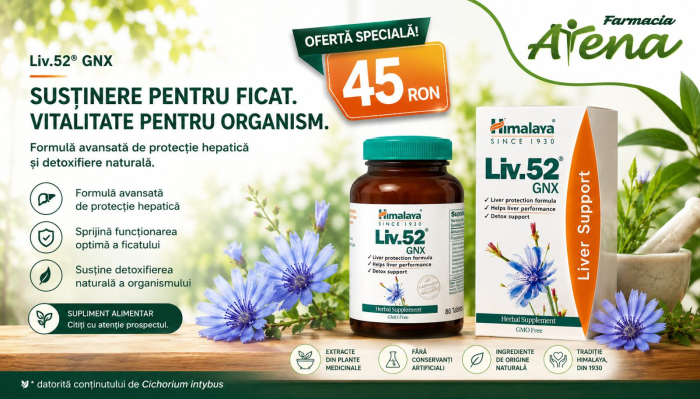 Liv 52 GNX, 60 comprimate, Himalaya [2]