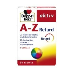 Vitamine / Suplimente - A-Z RETARD CU LUTEINA X 30 TAB DOPPELHERZ