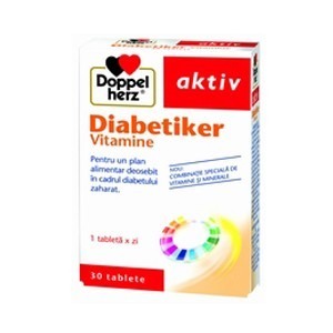 Vitamine / Suplimente - DIABETIKER X 30TABLETE, DOPPELHERZ
