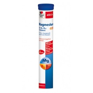Vitamine / Suplimente - DOPPELHERZ MAGNEZIU 400 +B1+B6+B12 + ACID FOLIC X 15 TB. EFFERVESCENTE