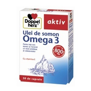 Vitamine / Suplimente - DOPPELHERZ OMEGA 3 ULEI DE SOMON *30CPR