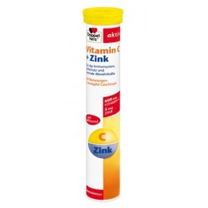 Vitamine / Suplimente - DOPPELHERZ VITAMINA C + ZINC COMPR. EFERVESCENTE