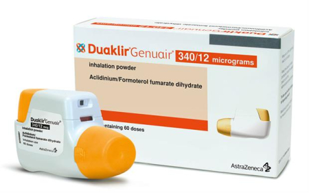 Medicamente cu Reteta - DUAKLIR GENUAIR 340 micrograme/12 micrograme X 1 PULB. DE INHAL. 340 micrograme/12 micrograme ASTRAZENECA AB