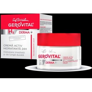 Dermatocosmetice - GEROVITAL H3 DERMA CREMA ACTIV HIDRATANTA 24H