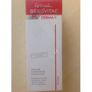 GEROVITAL H3 DERMA EMULSIE HIDRATANTA MATIFIANTA