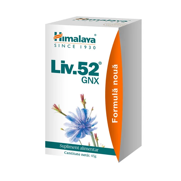 Hepatobiliare - Liv 52 GNX, 60 comprimate, Himalaya