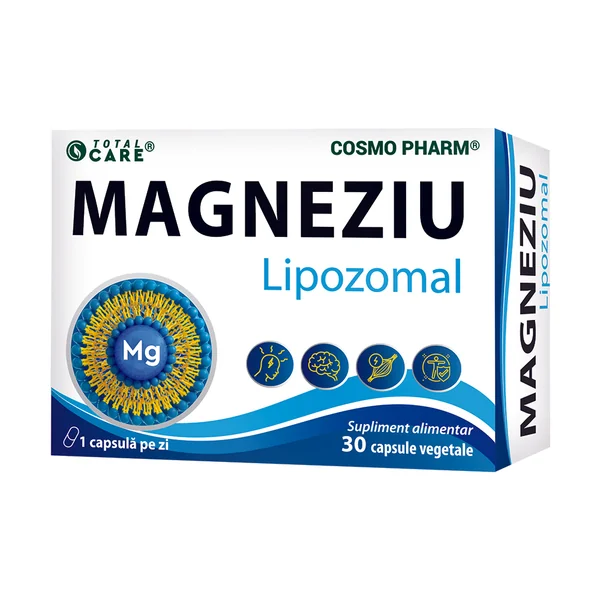 Vitamine / Suplimente - Magneziu Lipozomal, 30 capsule vegetale, Cosmopharm