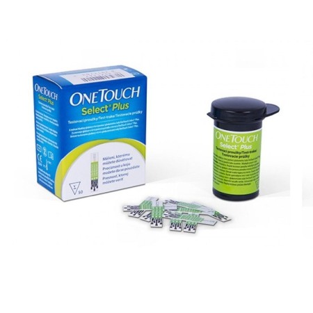 Produse tehnico-medicale - One Touch Select Plus Teste de glicemie 50 bucati (BANDELETE)