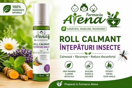 Preparate in farmacie - Roll calmant pentru înțepături de insecte – Farmacia Atena