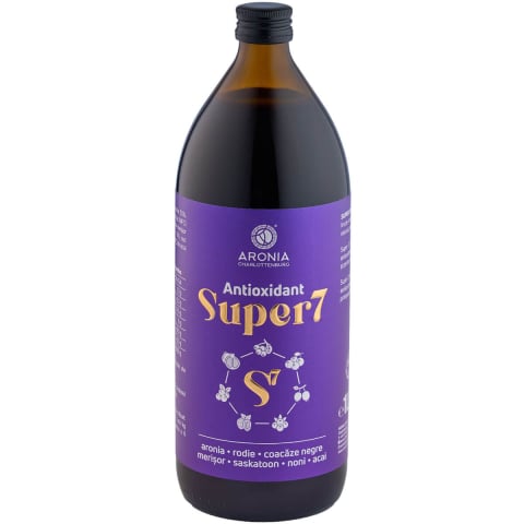 Antioxidanti - Suc Super 7 Antioxidant 100% natural și ecologic, 1L, Aronia Charlotenbug SGR