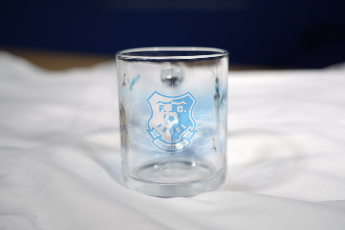 Cană din Sticlă Personalizată FC Farul Constanța – Ediție Constanța [4]