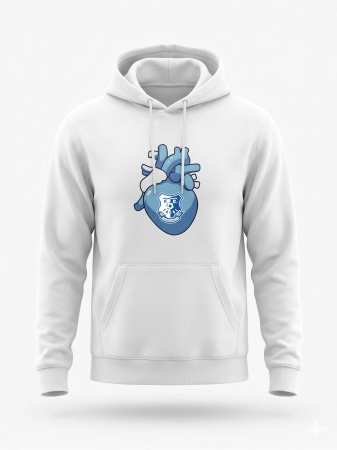 Promotie - Hanorac Premium FC Farul Constanța - Design Inimă Albastră