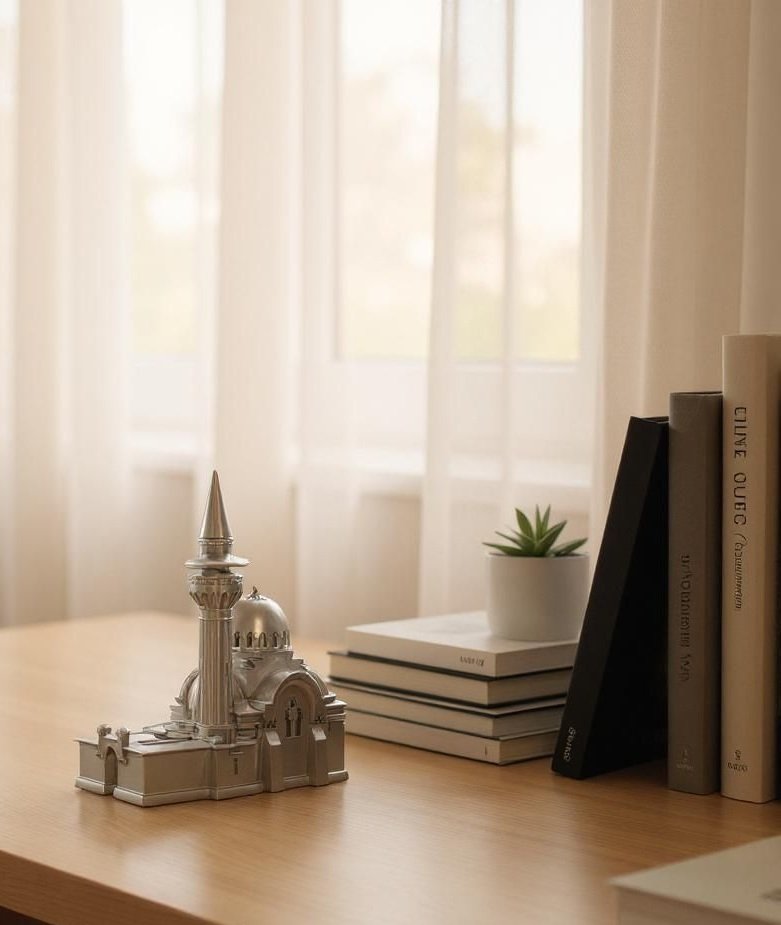 Moscheea Carol I din Constanța, Bază: 200 x 125 mm Culoare: gri silver [2]