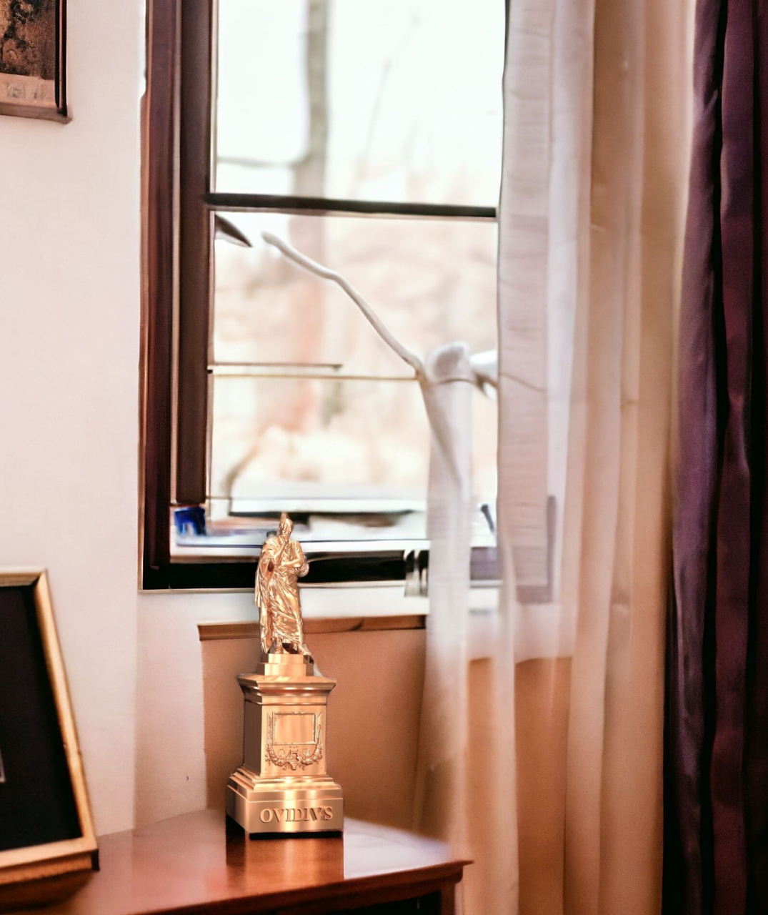 Statuia lui Ovidius, 290mm, culoare cupru [2]
