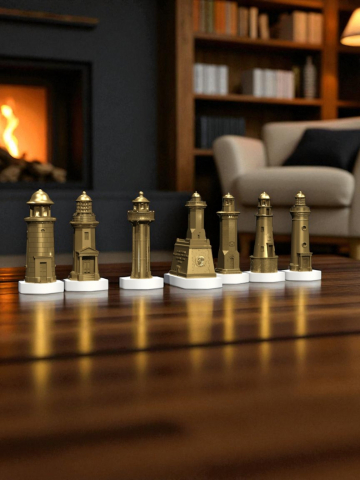 Toate Produsele - Set FARURI DOBROGENE, culoare bronz auriu, pe plachete din marmură de Carrara.