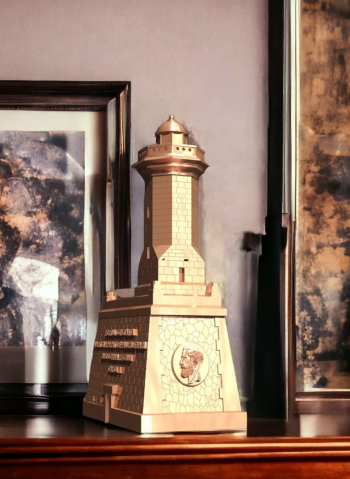Suveniruri Constanța - Farul Carol I, cupru, 290mm