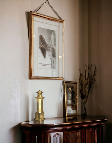 Toate Produsele - Farul Genovez 170mm, culoare bronz auriu