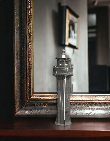 Statuete 140mm - Farul Maritim Vechi din Mangalia, înălțime 140mm, culoare silver