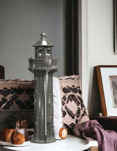 Statuete 290mm - Farul Maritim Vechi din Mangalia, înălțime 290mm, culoare silver