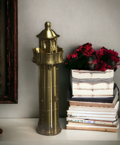 Colecția Bronz auriu - Farul Maritim Vechi din Mangalia, înălțime 170mm, culoare bronz auriu