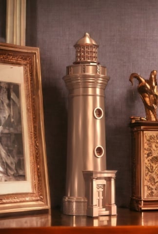 Farul Observator din Sulina, culoare cupru, înălțime 170mm [1]