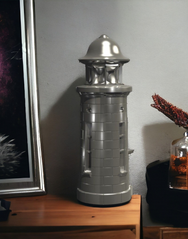 Statuete 140mm - Farul Vechi din Mangalia, culoare silver, înălțime 140mm
