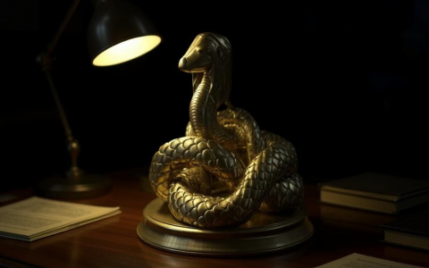 Glykon, 100mm, bronz auriu [2]