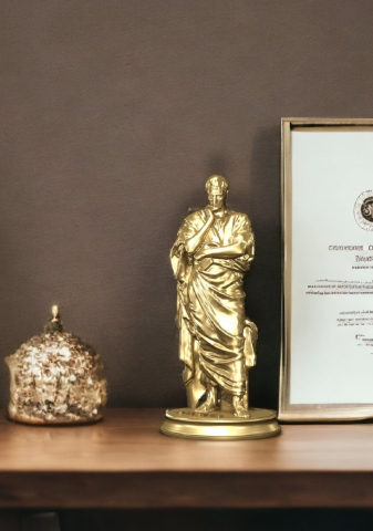 Ovidius, 170mm înălțime, culoare bronz auriu [1]