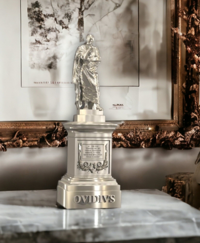 Suveniruri Constanța - Statuia lui Ovidius, 170mm, culoare silver