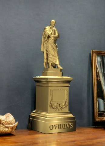 Statuia lui Ovidius, 170mm, culoare bronz auriu [2]