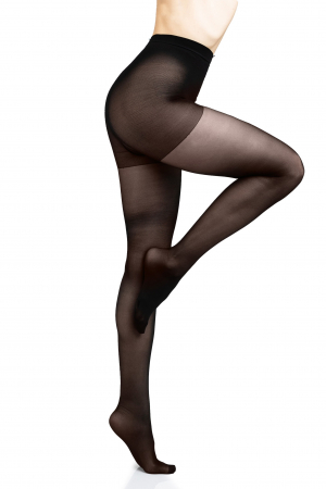 Ciorapi modelatori - Dres dama modelator Fiore Bodycare Comfort Black 20 DEN
