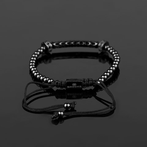 All Black Cubic Zirconia Men Bracelet [3]