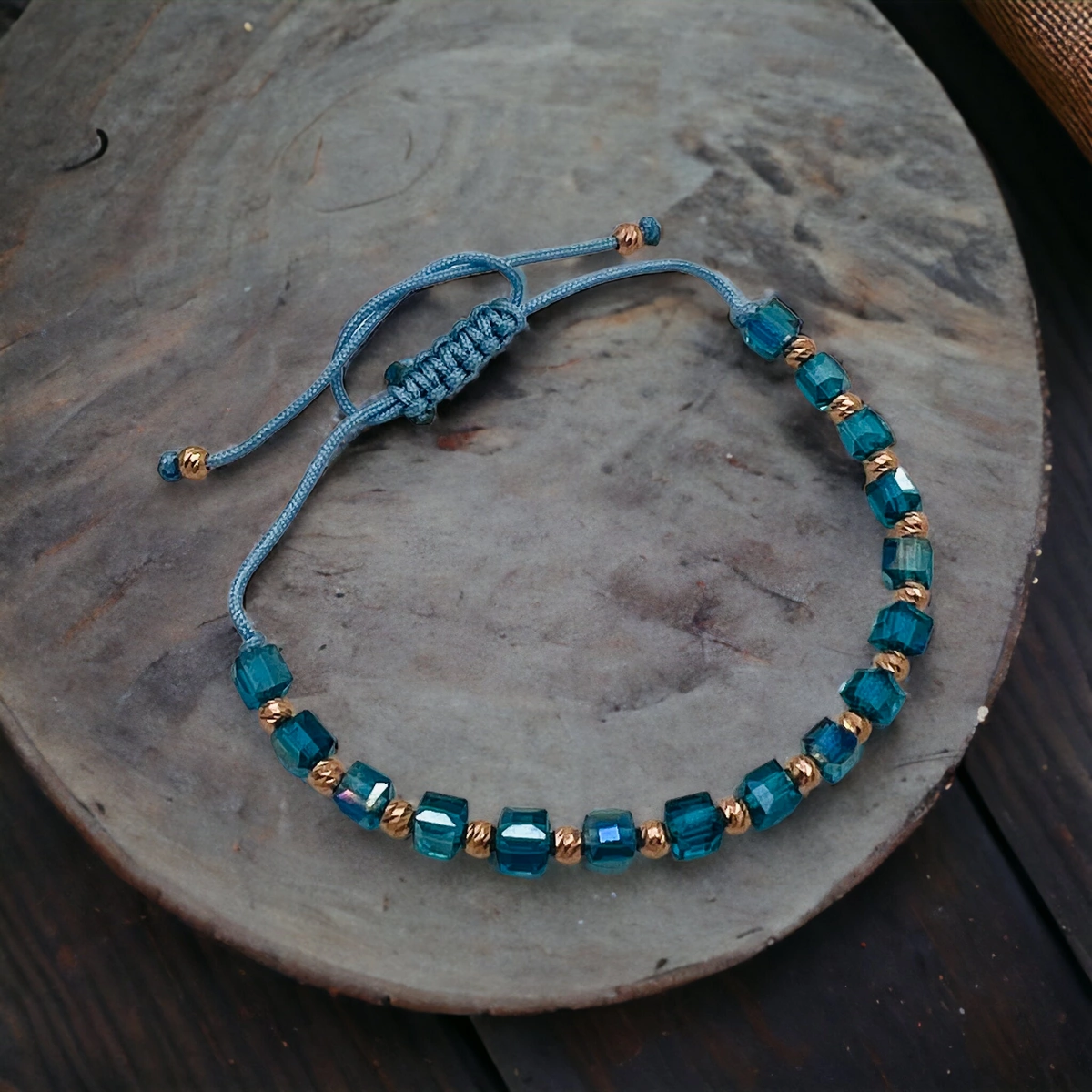 Bratara Argint 925 Blue Crystal [2]