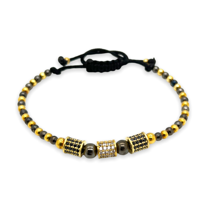 Bratara Argint Brooks GoldBlack [1]