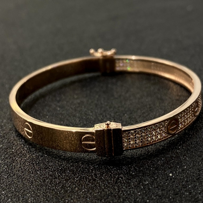 Bratara Argint Brooks Rose Gold Plated [3]