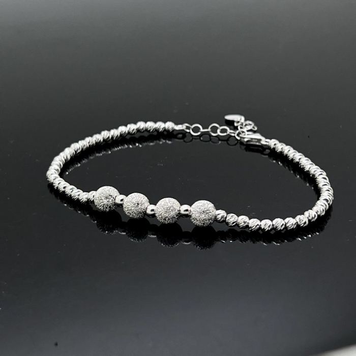 Bratara Argint Brooks Shiny Beads [2]