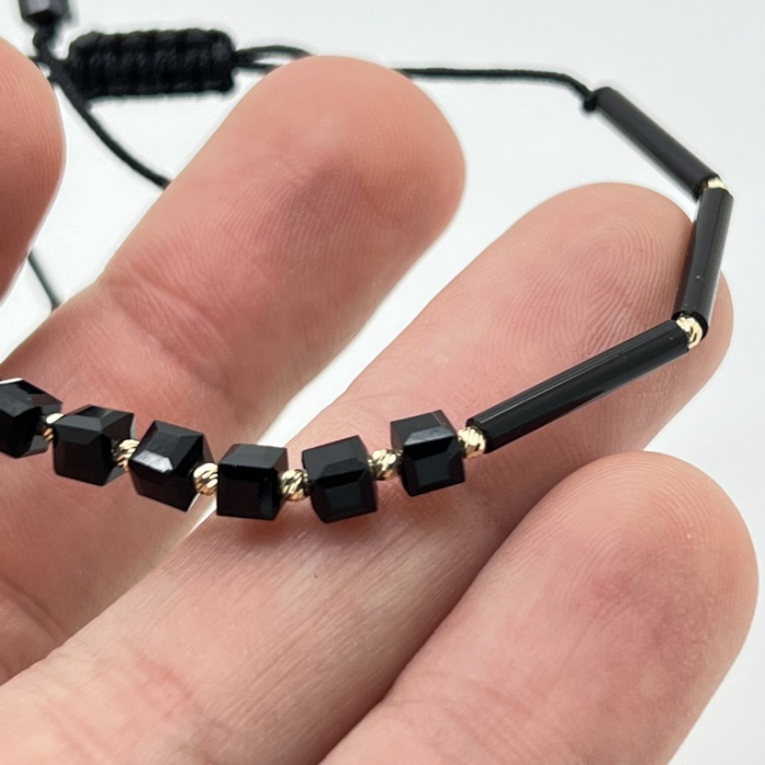 Bratara Aur 14K Brooks Onix [2]