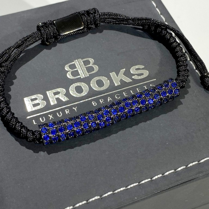 Bratara Brooks 19 Rings Blue Zirconium [2]