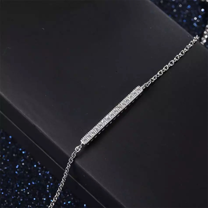 Bratara Brooks Argint Zircon Tube [3]