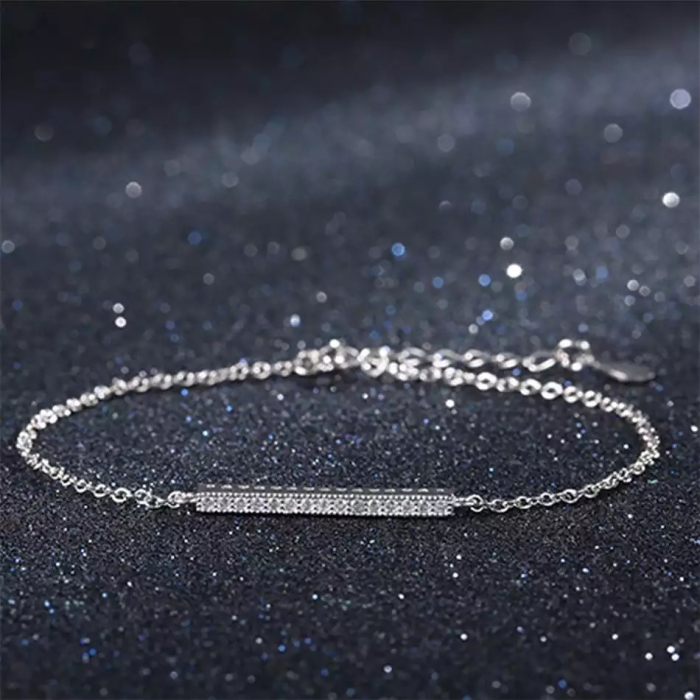 Bratara Brooks Argint Zircon Tube [2]