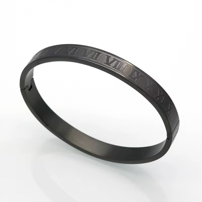 Bratara Brooks Bangle Black Roman [2]