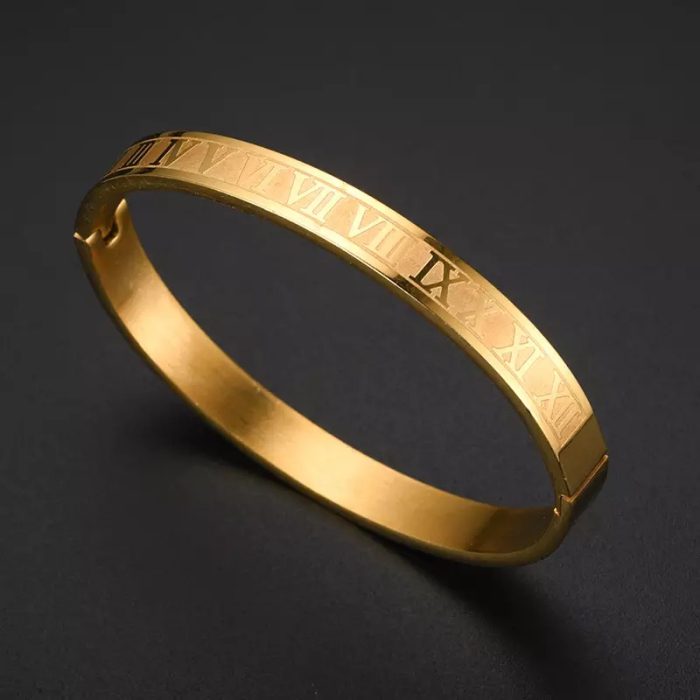 Bratara Brooks Bangle Gold Roman [2]