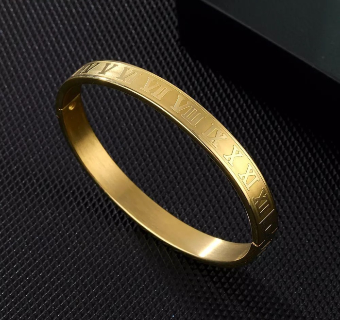 Bratara Brooks Bangle Gold Roman [5]