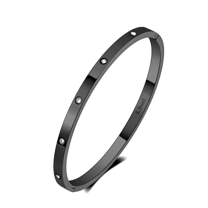 Bratara Brooks Black Crystal Bangle [1]