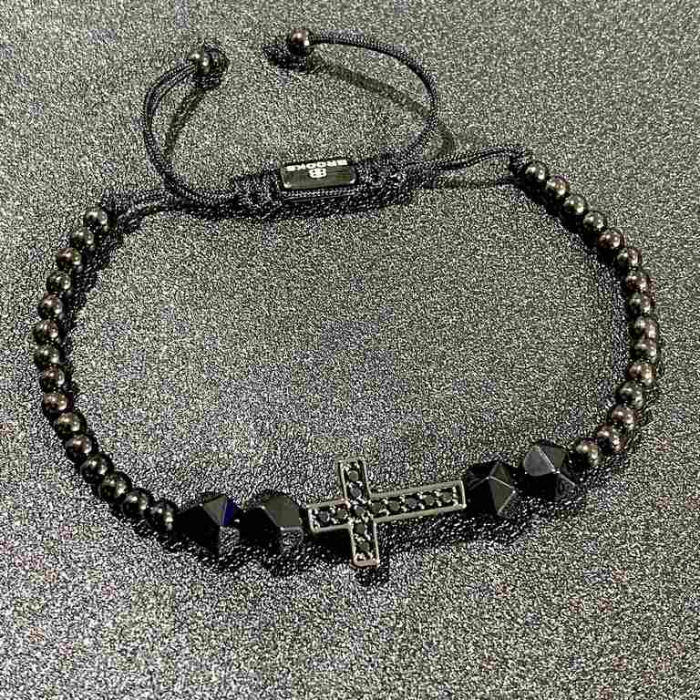 Bratara Brooks Black Onix Cross [2]