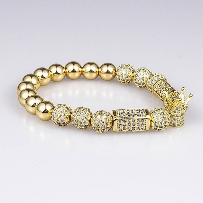 Bratara Brooks Gold Diamonds Harley [2]
