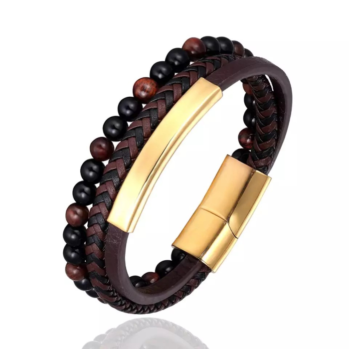 Bratara Brooks Gold Elements Brown Fusion [1]