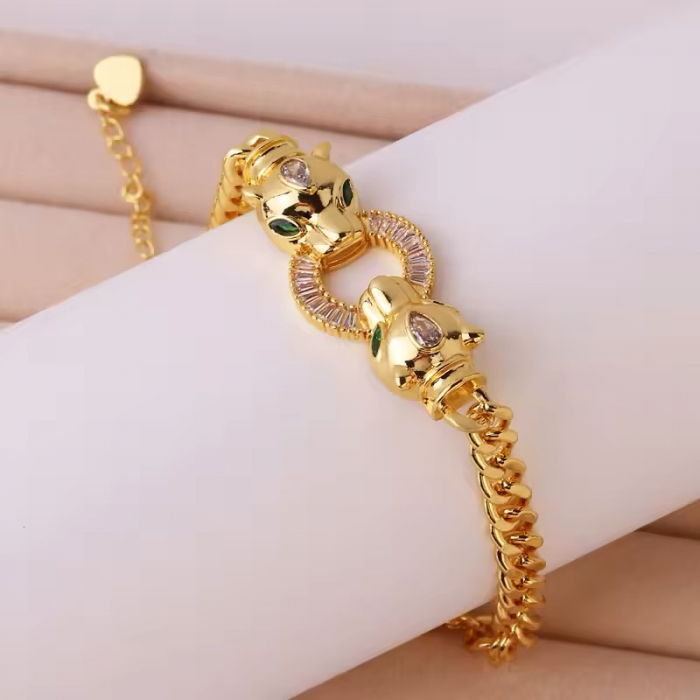 Bratara Brooks Gold Gatopardo Ring [3]