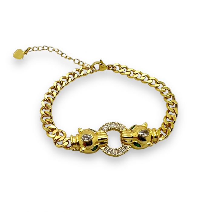 Bratara Brooks Gold Gatopardo Ring [1]