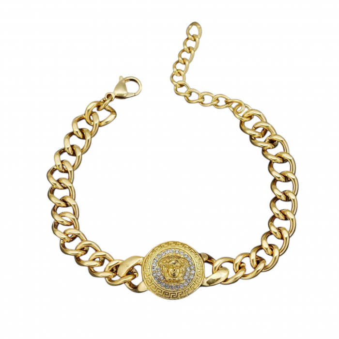 Bratara Brooks Gold Medusa Diamonds [1]